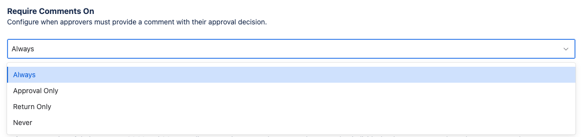 Comment Requirements